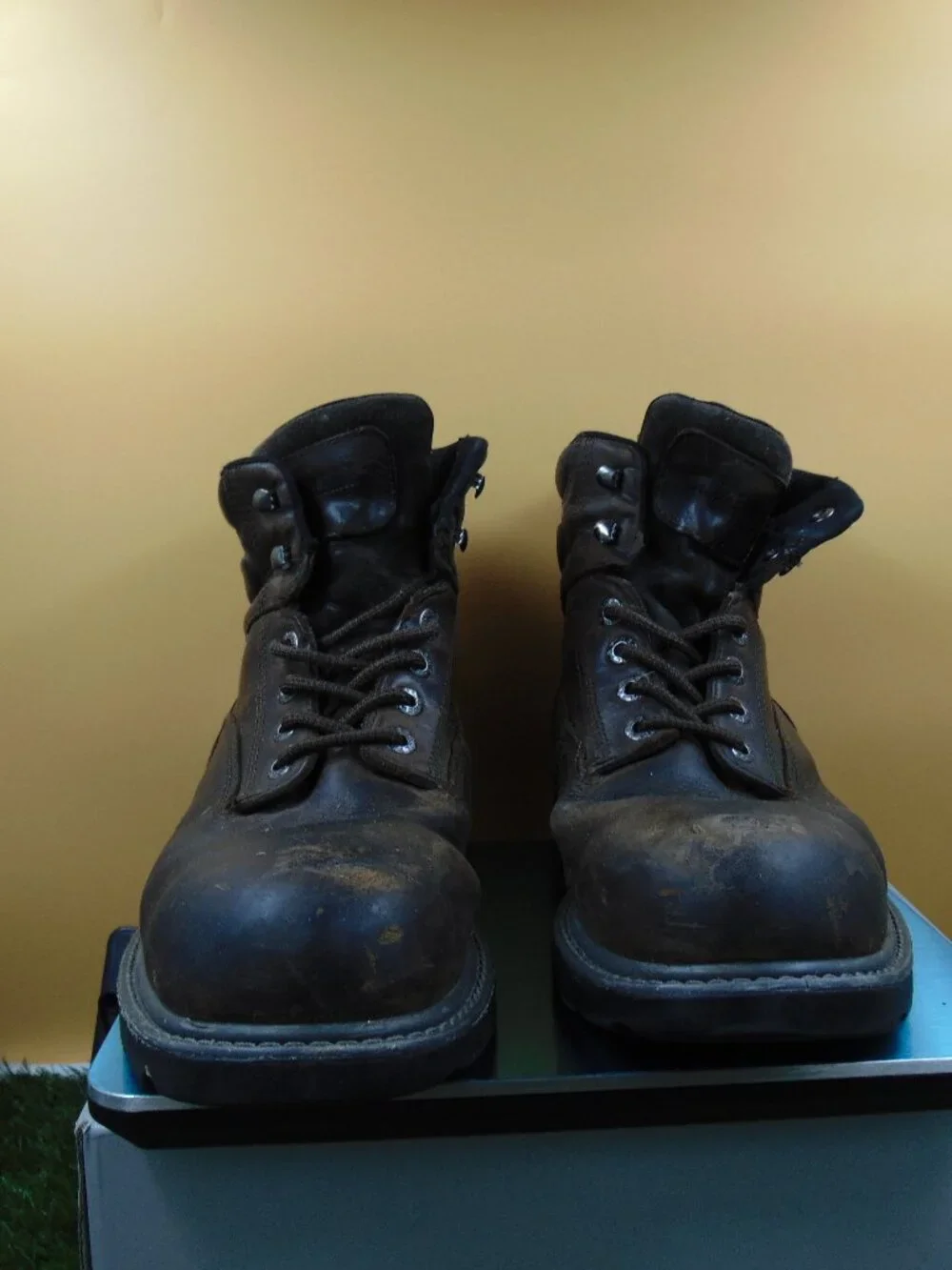 Share Wolverine Floorhand Steel Toe, Waterproof, Lace up Boots Men’s Sz 12EW. W1